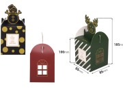 Božićna papirna kutijica - paketić 85x85x100 mm - 25 kom Božićna papirna kutijica - paketić 85x85x100 mm - 25 kom