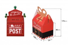 Božićna kutijica - paketić 105x75x175 mm - 25 kom