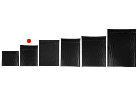 Crna mat koverta sa pucketavom folijom 13x18cm - 10 kom-grupa_slika