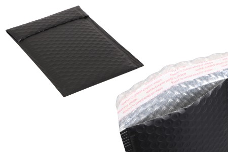 Crna mat koverta sa pucketavom folijom 16x23cm - 10 kom-slika_proizvoda