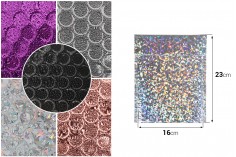 Sjajna koverta u više boja sa pucketavom folijom 16x23cm - 10 kom