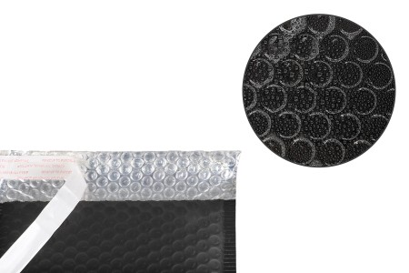 Crna mat koverta sa pucketavom folijom 13x18cm - 10 kom-grupa_slika