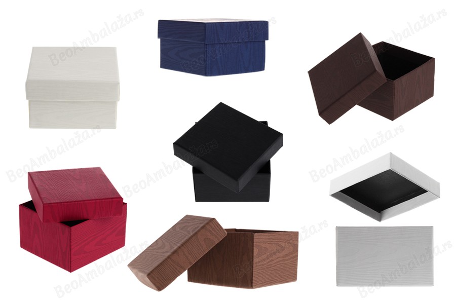 Kartonska poklon kutija 86x92x56mm u više boja - 6 kom-slika_proizvoda