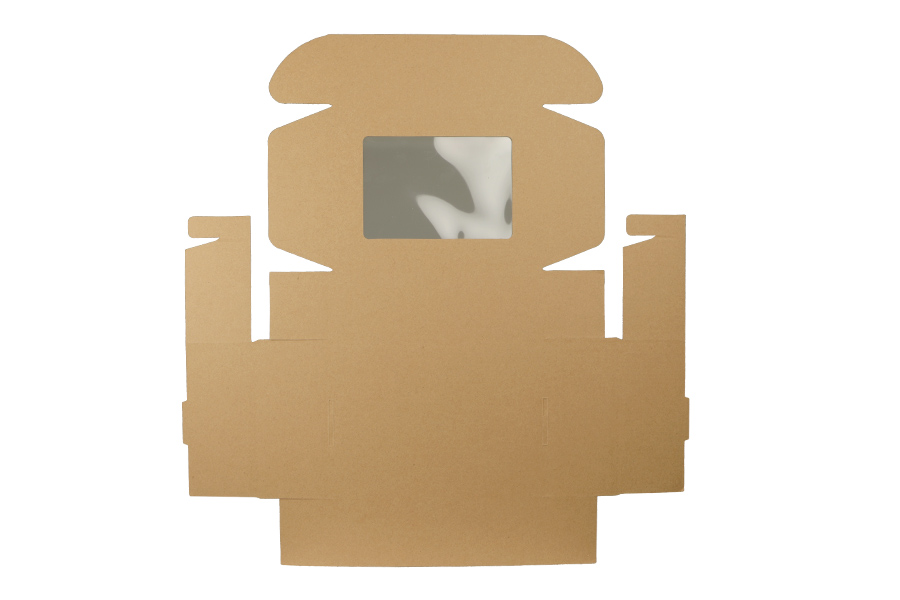 Kutija za pakovanje 220x160x70 mm od kraft papira sa prozorom – 20 kom Kutija za pakovanje 220x160x70 mm od kraft papira sa prozorom – 20 kom