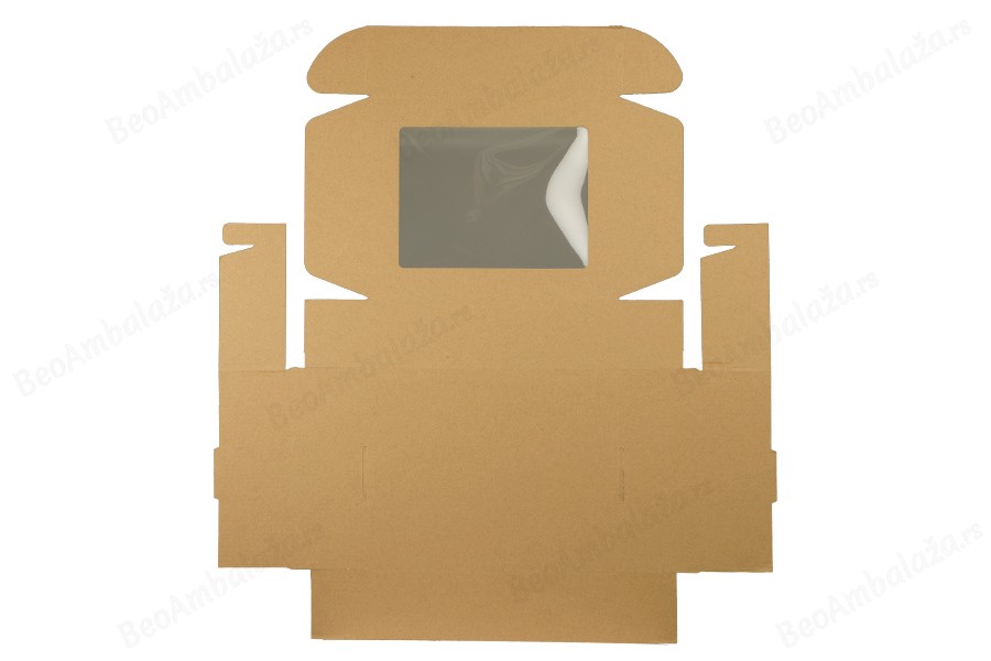 Kutija za pakovanje 260x200x70 mm od kraft papira sa prozorom – 20 kom-grupa_slika