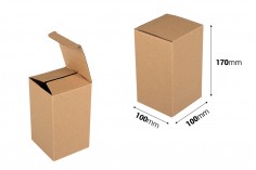 Kutija 100x100x170 mm za pakovanje od kraft papira – 20 kom