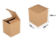 Kutija od kraft papira 130x130x150mm - 20 kom Kutija od kraft papira 130x130x150mm - 20 kom