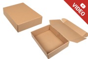 Kraft kutija 350x250x80 mm za pakovanje bez prozora – 20 kom