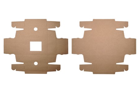 Kartonska kraft kutija sa prozorom 170x130x60mm - 20 kom-5