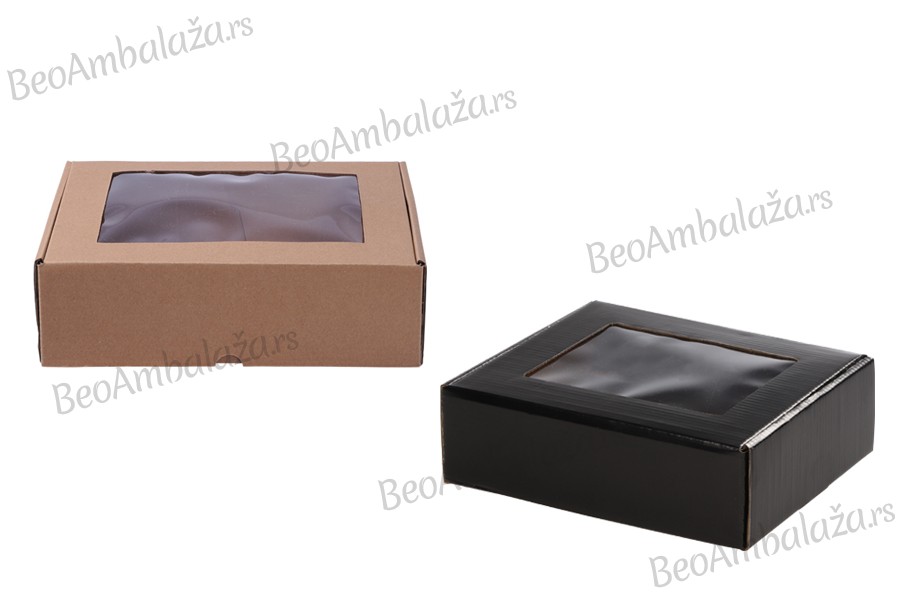 Kartonska kutija 240x180x70 mm sa prozorom - 20kom