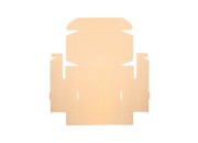 Kutija od kraft papira 240x180x70mm- 20 komada Kutija od kraft papira 240x180x70mm- 20 komada