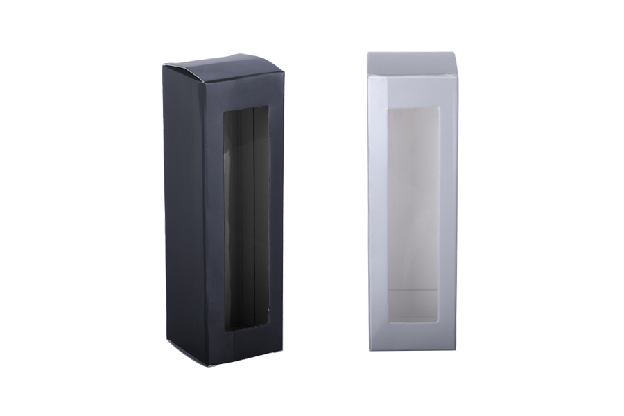 Papirna kutija sa prozorom 47x47x155mm - 20 kom Papirna kutija sa prozorom 47x47x155mm - 20 kom