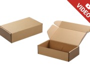 Kutija od kraft papira 240x130x60mm - 20 kom Kutija od kraft papira 240x130x60mm - 20 kom