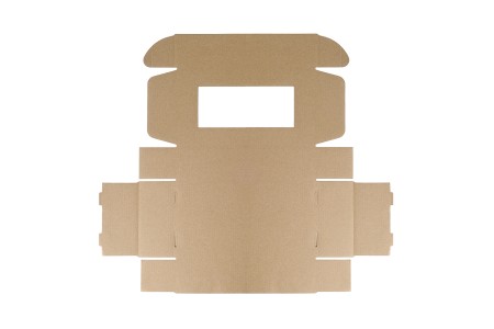 Kutija od kraft papira 240x130x60mm sa prozorom - 20 kom-6
