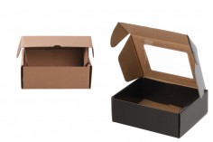 Kraft kutija za pakovanje sa prozorom 170x130x60 mm - 20kom 