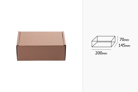 Kutija od kraft papira 200x145x70mm - 20 kom-3