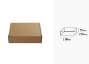 Kutija od kraft papira 210x210x50mm - 20 kom