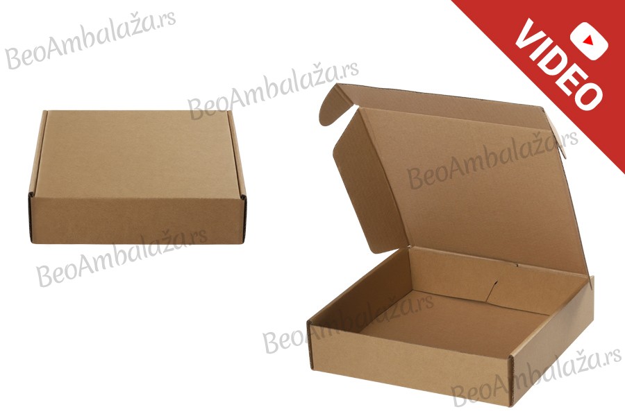 Kartonska kutija bez prozora 210x210x50mm- 20 komada