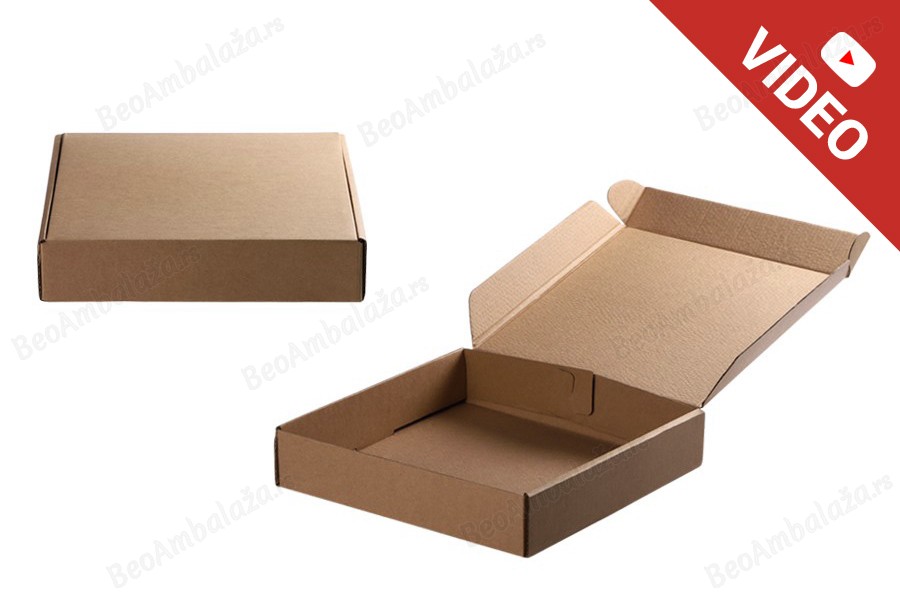 Kutija od kraft papira 250x250x50mm - 20 kom-slika_proizvoda