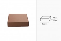 Kutija 300x300x70 mm za pakovanje od kraft papira bez prozora – 20 kom