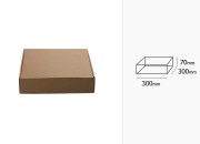Kutija od kraft papira 300x300x70mm - 20 kom