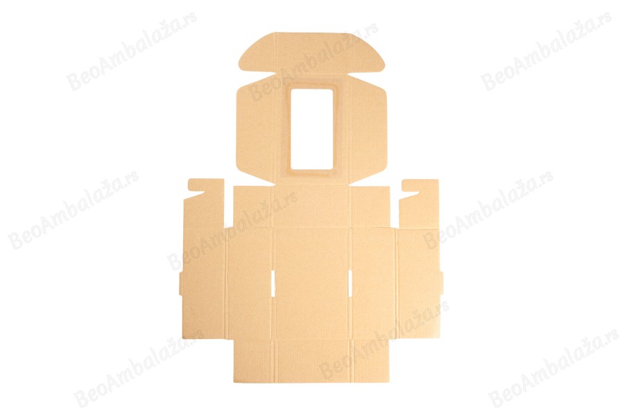 Kutija od kraft papira 130x180x70mm sa prozorom - 20 kom-grupa_slika