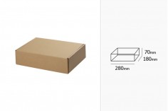 Kutija od kraft papira 280x180x70mm bez prozora - 20 kom