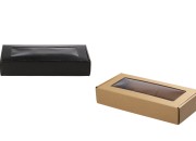 Kutija od kraft papira 280x130x50mm sa prozorom - 20 kom Kutija od kraft papira 280x130x50mm sa prozorom - 20 kom