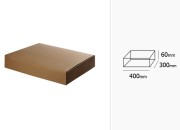 Kutija od kraft papira 400x300x60mm - 20 kom