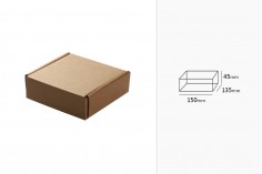 Kutija za pakovanje  128x132x45 izrađena od kraft papira  -  20 kom