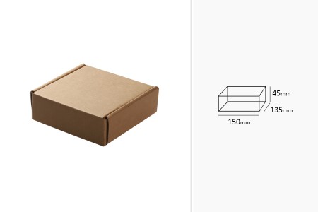 Kartonska kraft kutija 150x135x45mm - 20 kom-2
