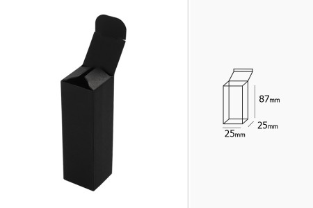 Crna kartonska kutija 25x25x87mm - 50 kom-dimenzije_slike