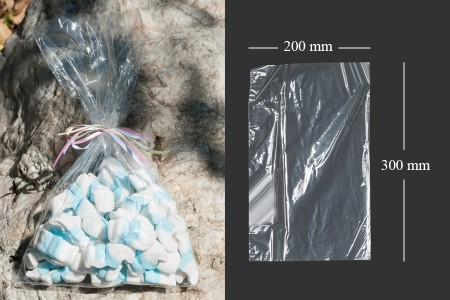 Providne plastične kesice od skupljajuće folije  (POF - poliolefin) za hranu 200x300mm - 100 kom-slika_proizvoda