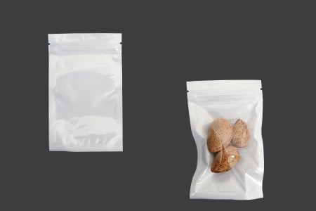 Plastična zip kesica 80x130mm sa belom zadnjom i providnom prednjom stranom - 100 kom-slika_proizvoda