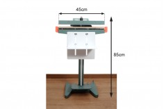 Podna horizontalna mašina za termičko zatvaranje kesa i DoyPack kesica – dužina lepljenja 45 cm 