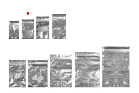 Zip kesica 85x140mm sa providnom prednjom i aluminijumskom zadnjom stranom (mogućnost termo zatvaranja) - 100 kom-grupa_slika