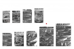 Aluminijumske DoyPack kesice 180x40x250mm sa zipom, transparentnom prednjom stranom, ovalnim dnom i sa mogućnošću termo zatvaranja – 100kom