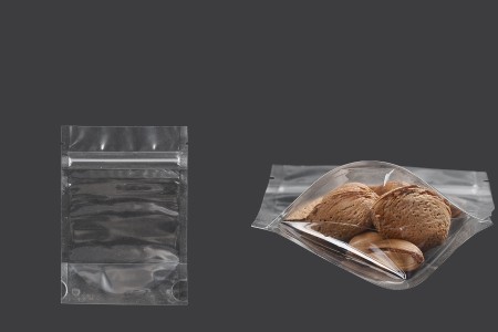 Providne DoyPack kesice sa zip zatvaranjem, ovalnim dnom i sa mogućnošću termo zatvaranja 90x30x130mm - 100 kom-slika_proizvoda