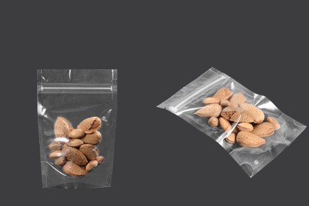 Providne DoyPack kesice sa zip zatvaranjem, ovalnim dnom i sa mogućnošću termo zatvaranja 100x30x150mm - 100 kom-grupa_slika