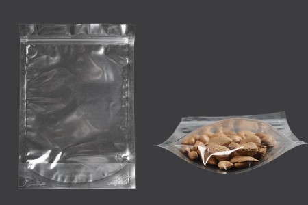 Providne DoyPack kesice sa zip zatvaranjem, ovalnim dnom i sa mogućnošću termo zatvaranja 180x40x260mm - 100 kom-slika_proizvoda