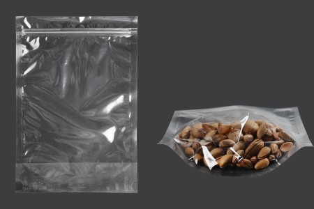 Providne DoyPack kesice sa zip zatvaranjem, ovalnim dnom i sa mogućnošću termo zatvaranja 200x50x295mm - 100 kom-slika_proizvoda