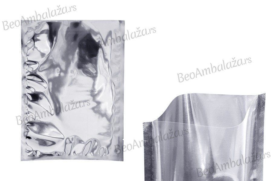 Aluminijumska kesa 220x300mm sa providnom prednjom stranom i mogućnošću toplotnog zatvaranja - 100 kom Aluminijumska kesa 220x300mm sa providnom prednjom stranom i mogućnošću toplotnog zatvaranja - 100 kom