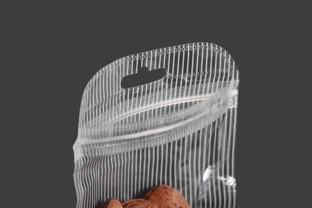 Plastična zip kesica 55x90mm sa providnom prednjom stranom, zadnjom providnom stranom sa linijama i sa Eurohole otvorom - 100 kom-grupa_slika