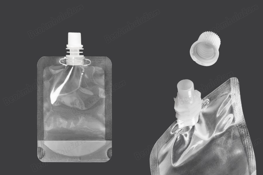 Providna DoyPack kesica za tečnost od 100ml sa belim zatvaračem – 50 kom-slika_proizvoda