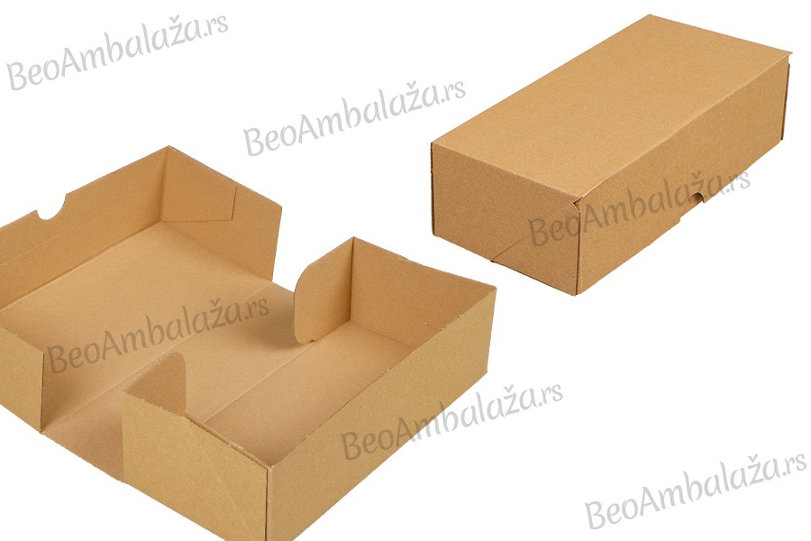 Kartonska kutija 26x12,5x7,5 cm od troslojnog kartona, samosklapajuća (br. 50) - 25 kom