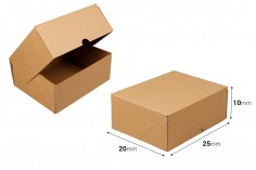 Kartonska kutija 25x20x10 cm od troslojnog kartona, samosklapajuća (br. 70) - 25 kom