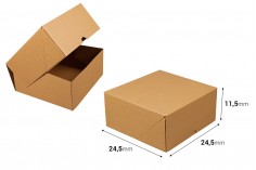 Kartonska kutija 24,5x24,5x11,5 cm od troslojnog kartona, samosklapajuća (br. 90) - 25 kom