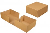Kartonska kutija 24,5x24,5x11,5 cm od troslojnog kartona, samosklapajuća (br. 90) - 25 kom