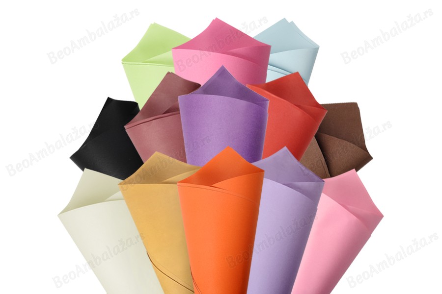 Papir za uvijanje –pakovanje MAT 50x70 cm u različitim bojama – 25 kom-slika_proizvoda
