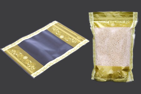Providna DoyPack kesica sa zip zatvaranjem, zlatnim detaljima i sa mogućnošću termo lepljenja 180x40x260mm - 50kom-grupa_slika